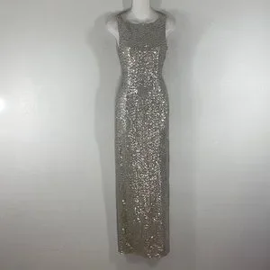 Ralph Lauren Purple Label★素敵!Silver Sequin Pleated Dress NWT Ralph Lauren Purple Label Silver Sequin Pleated Evening